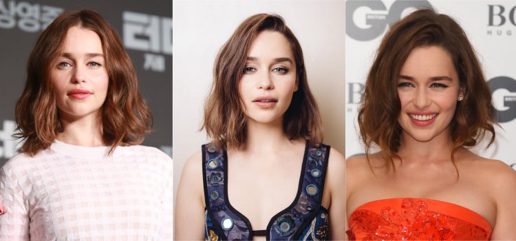 Mai multe priviri ale Emilia Clarke cu valuri anulate